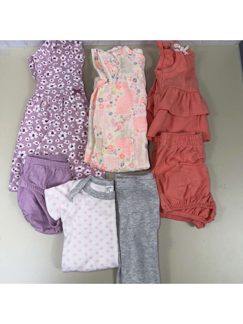 3-6 Months Girls Clothing Bundle Wonder Nation Carter’s